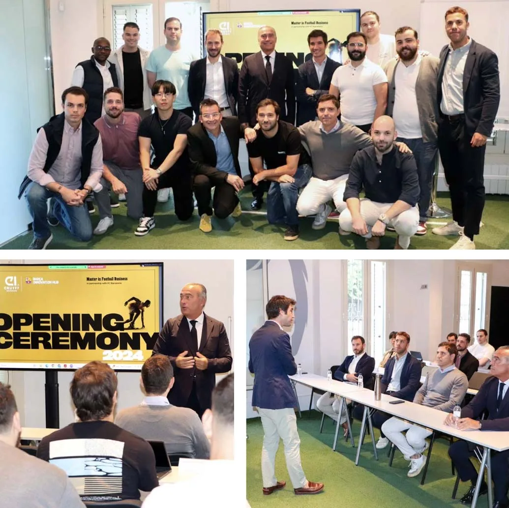 Kick-off studiejaar 2024-2025 van Johan Cruyff Institute: inspireren van de volgende generatie sportprofessionals.