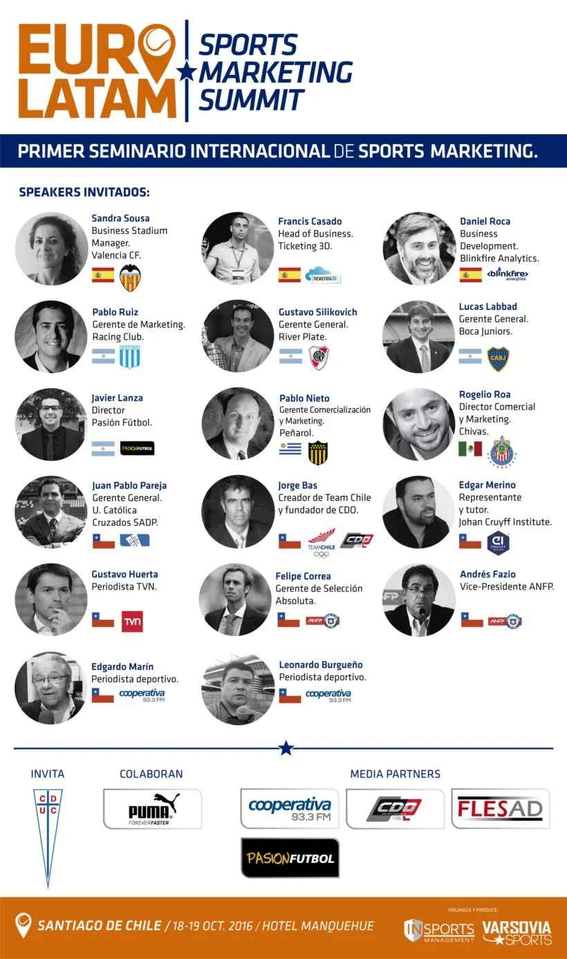 Johan Cruyff Institute in Chile to talk about sport marketing