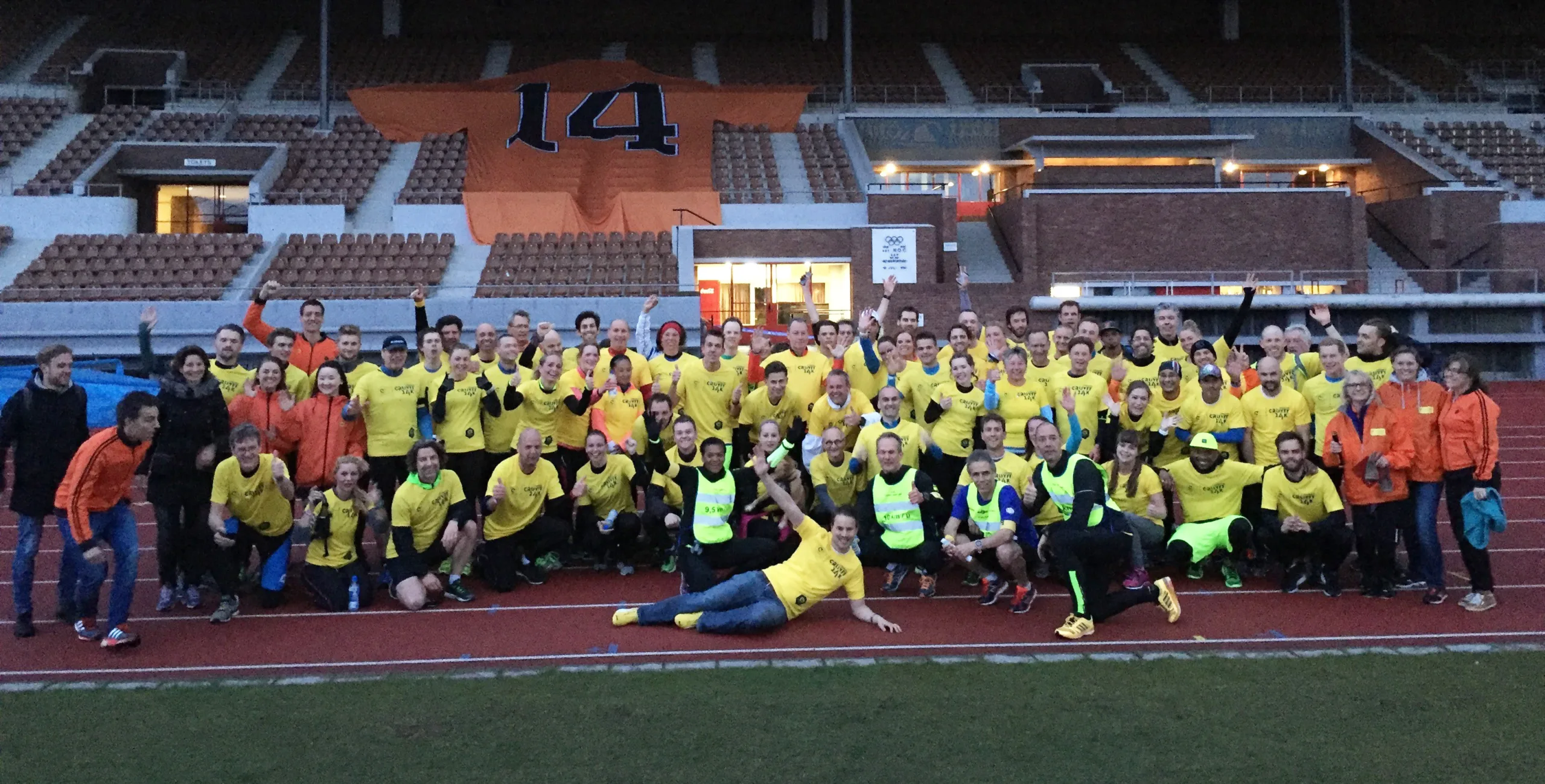 Johan Cruyff Institute actively participates in the Cruyff Foundation 14K Run