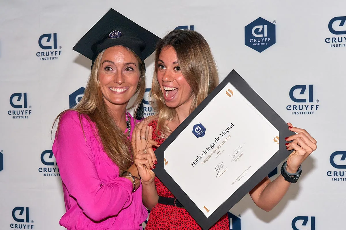 El legado de Johan Cruyff, muy presente en las ceremonias de graduación de Johan Cruyff Institute