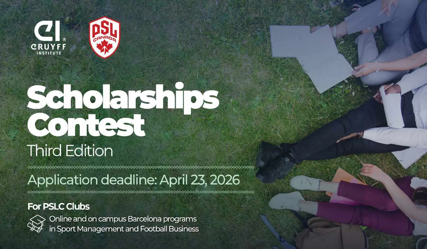 Johan Cruyff Institute y Premier Soccer Leagues Canada lanzan una nueva edición de su exitoso programa de becas