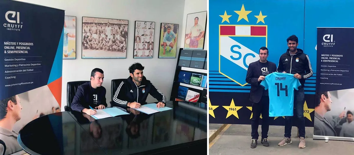 Sporting Cristal suscribe un convenio de colaboración con Johan Cruyff Institute