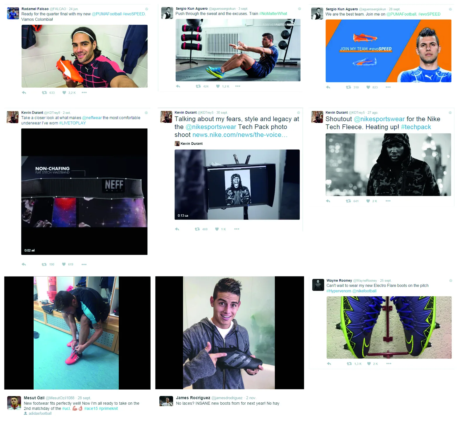 The athlete as a social media marketing product