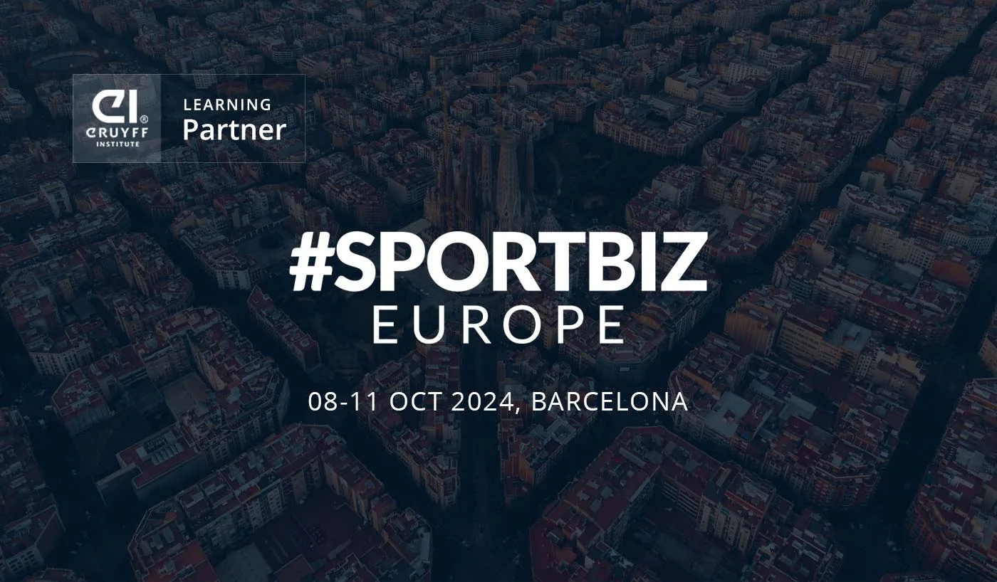 SPORTBIZ EUROPE 2024, again in Barcelona with Johan Cruyff Institute as Learning Partner