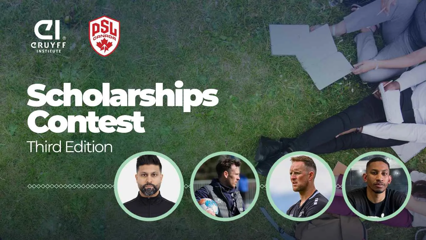 Johan Cruyff Institute y Premier Soccer Leagues Canada anuncian los ganadores de su programa de becas