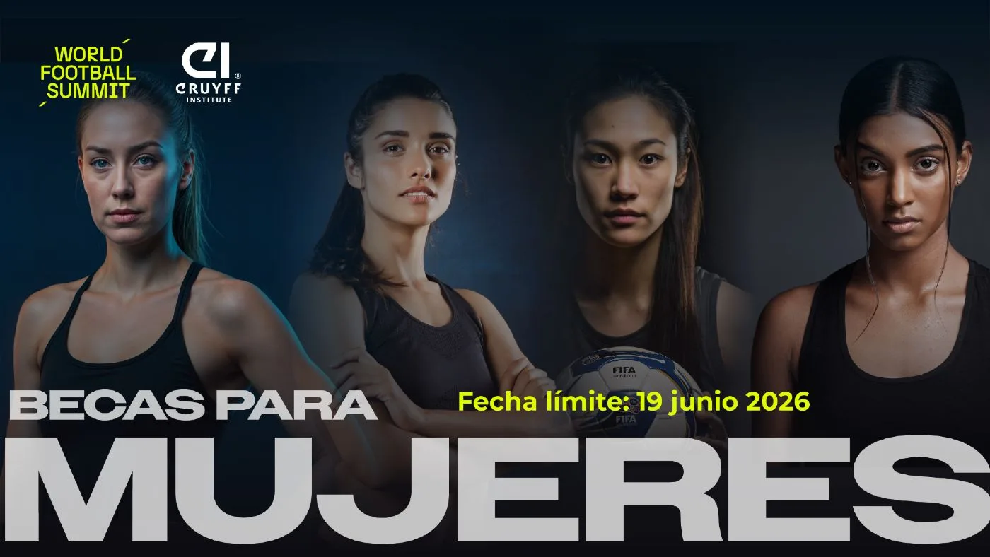 Johan Cruyff Institute y World Football Summit anuncian una nueva edición de su programa de becas para impulsar el liderazgo femenino
